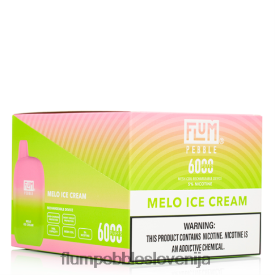 FLUM PEBBLES 6000 vpihov 10 paketov | Flum Pebble Vape Near Me 0F820056 melo sladoled