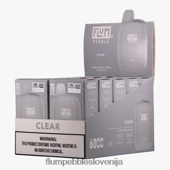 FLUM PEBBLES 6000 vpihov 10 paketov | Flum Pebble Vape Slovenija 0F820023 jasno