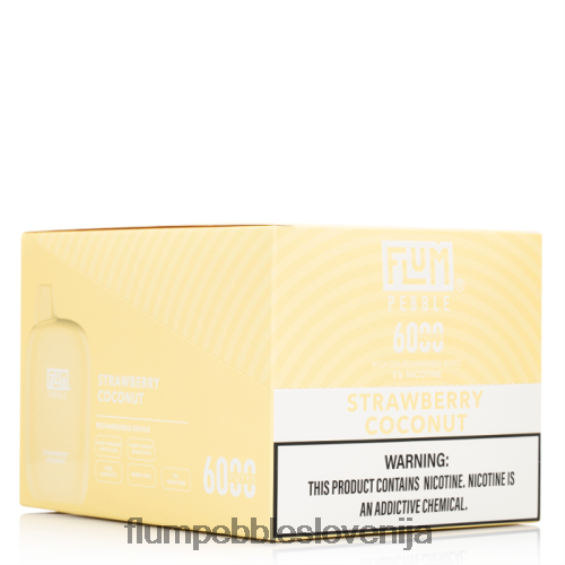 FLUM PEBBLES 6000 vpihov 10 paketov | Flum Pebble Vape Slovenija 0F820073 jagodni kokos