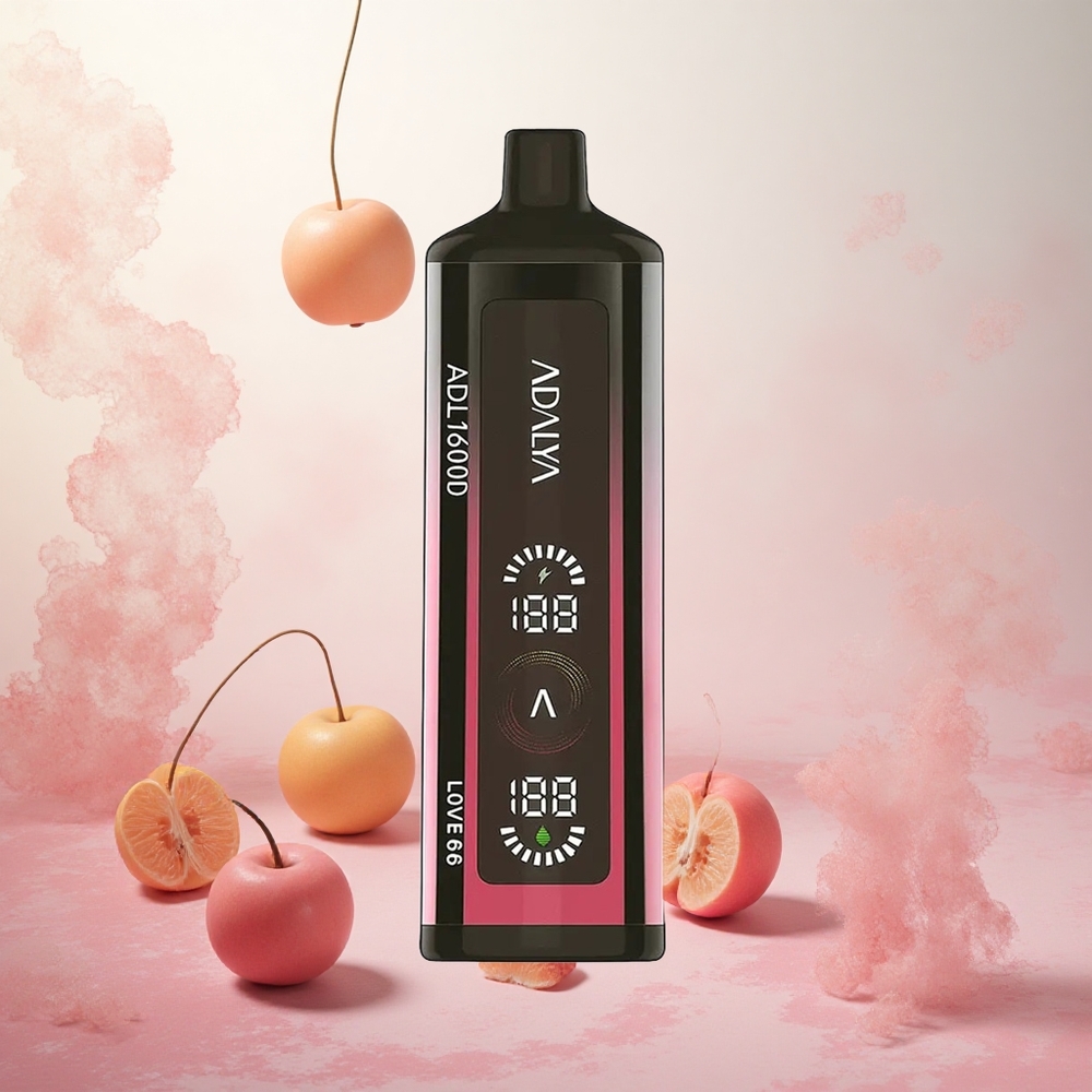 Ljubezen 66 Adalya ADL 16000 PRO Puffs 16000 ponovnih uporab Slovenija vape Digitalni zaslon