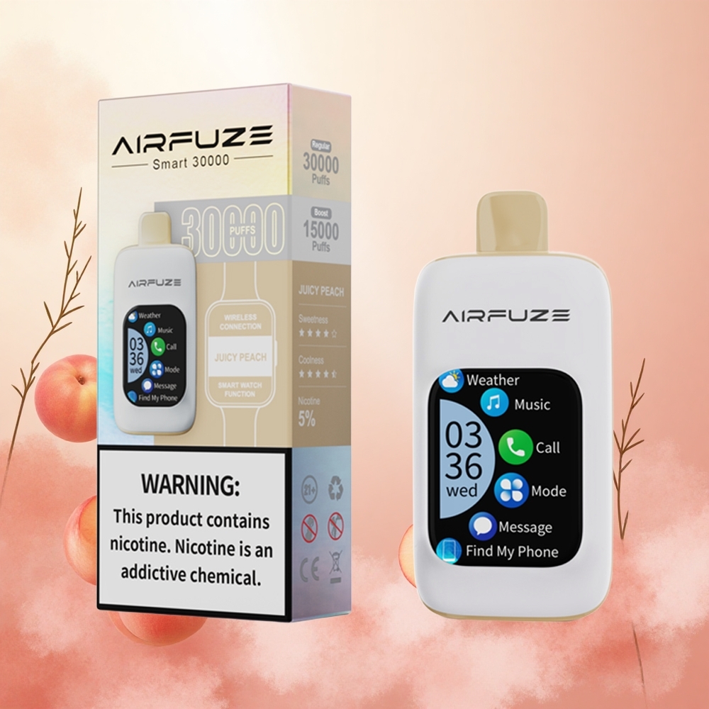 Sočna Breskev AirFuze Smart 30000 Puffs Slovenija vape 900mAh