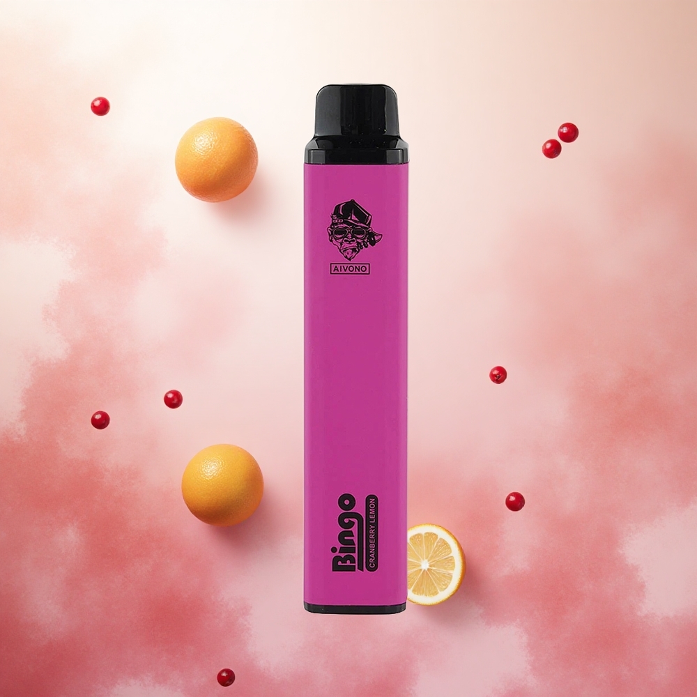 Brusnica Limona Aivono AIM BINGO 4000 Puffs Slovenija vape 10 mL