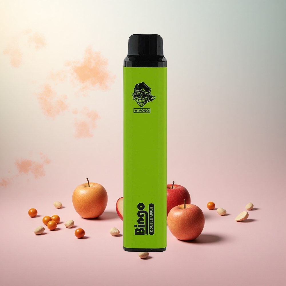 Dvojno jabolko Aivono AIM BINGO 4000 Puffs Slovenija vape 10mL/1000mAh