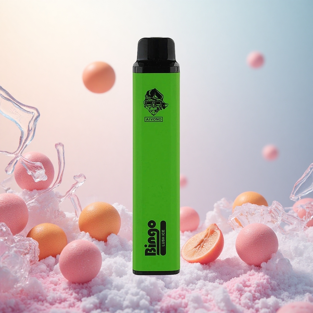 Sveže Ledena kombinacija Aivono AIM BINGO 4000 Puffs Slovenija vape 10mL/1000mAh