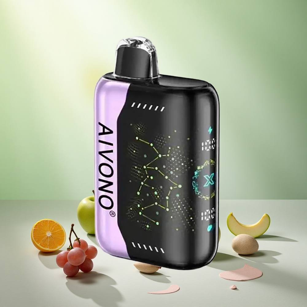Zelena jabolka grozdje Aivono AIM BOOM 25000 Puffs Slovenija vape 28ml