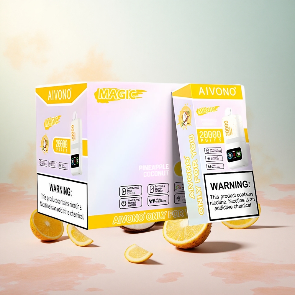 Ananas kokos Aivono AIM MAGIC 20000 Puffs Slovenija vape Tip-C Polnjenje