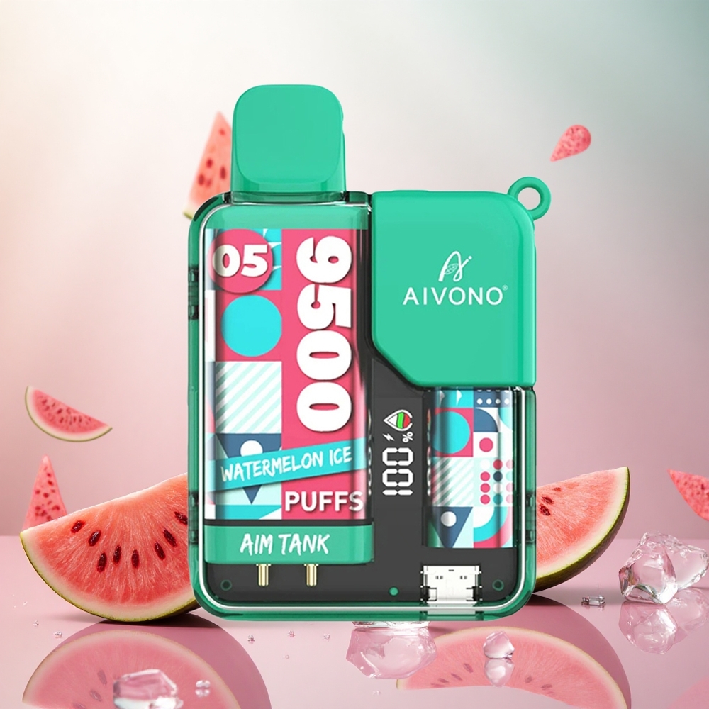 Lubenica led Aivono AIM-TANK 9500 potegov Slovenija vape 18ml/650mAh