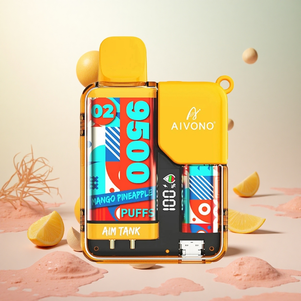 Mango Ananas Aivono AIM-TANK 9500 Puffs Slovenija vape 18ml/650mAh