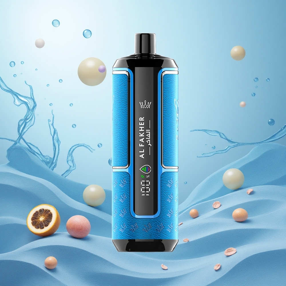 Modra Ocean Al Fakher Crown Bar 15K Hypermax 15000 povlekov Slovenija vape Tip-C Port