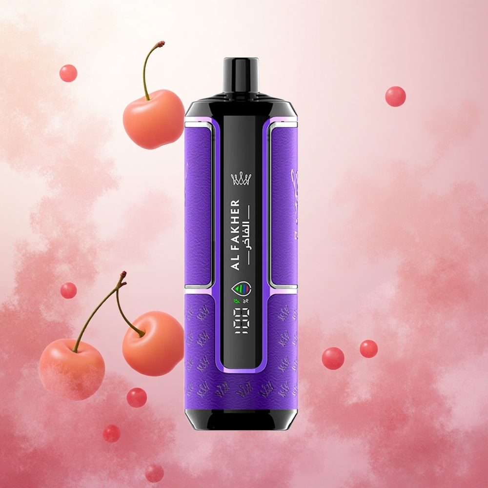 Češnjeva Fiesta Al Fakher Crown Bar 15K Hypermax 15000 Puffs Slovenija vape 22ml/600mAh