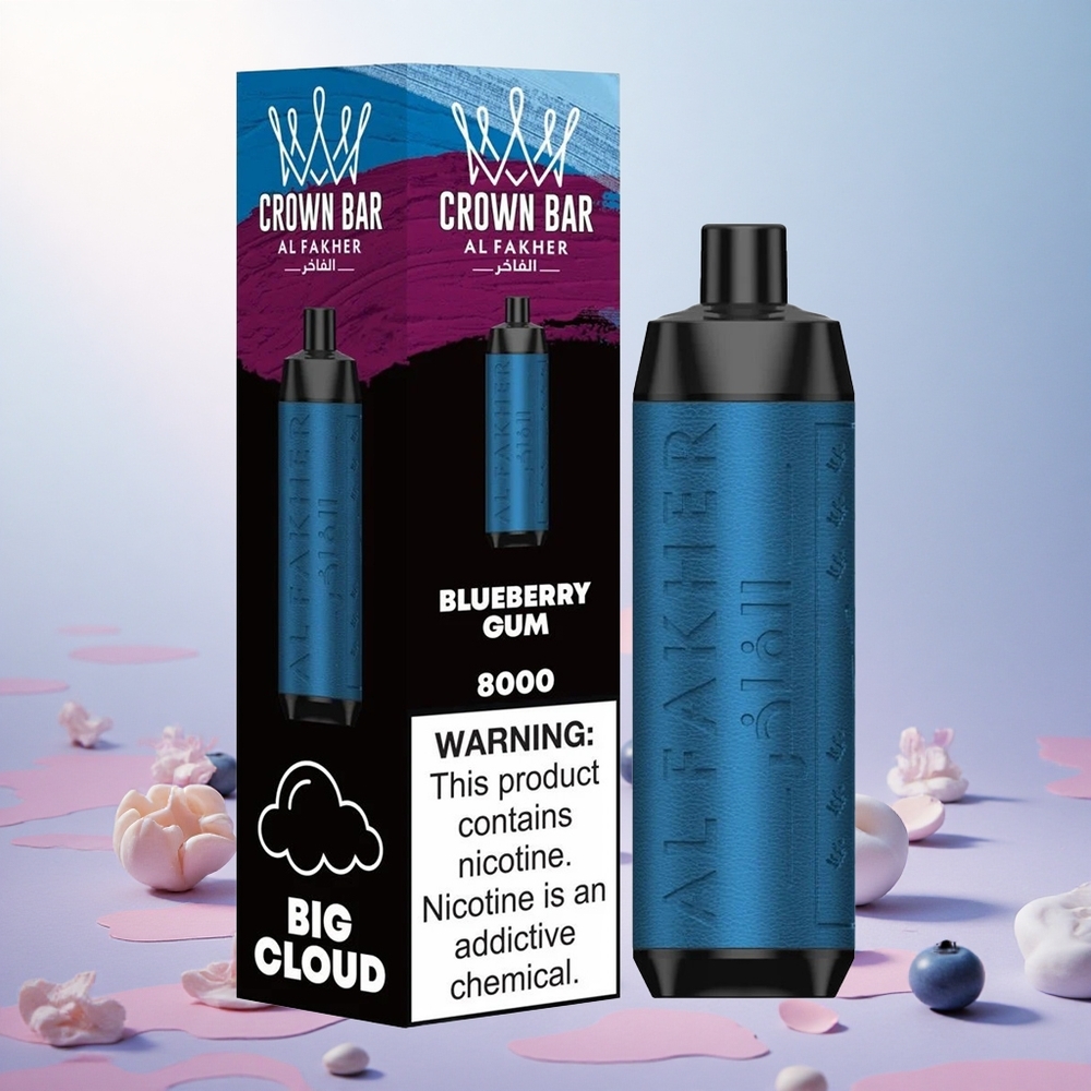 Borova guma Al Fakher Crown Bar 8000 Slovenija vape 18ml e-tekočina, 5mg nikotina