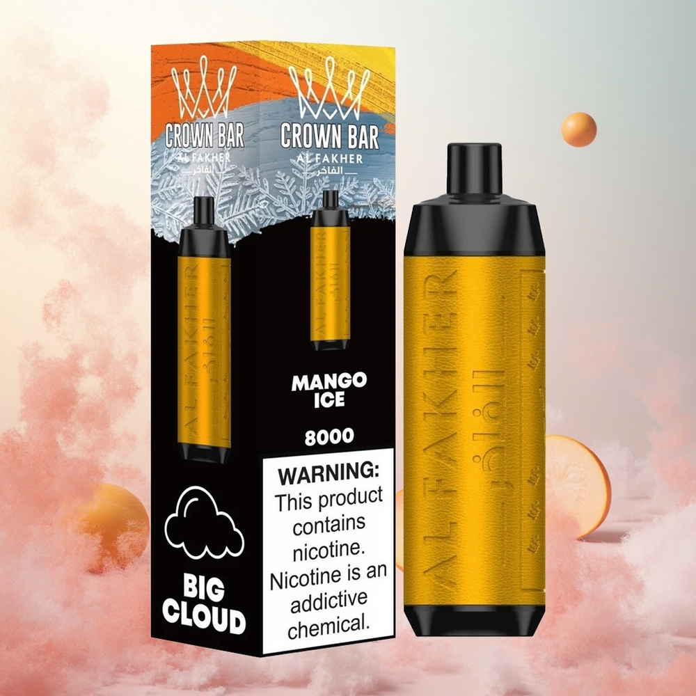 Mango Led Al Fakher Crown Bar 8000 Puffs Slovenija vape 18ml e-tekočina