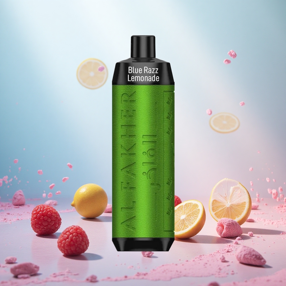 Modra Malina Limonada Al Fakher Crown Bar 8000 8000 potegov Slovenija vape 18ml e-tekočina