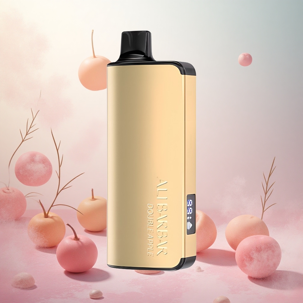 Črni gozd Alibarbar Ingot 9000 Puffs 22ml E-tekočina Slovenija vape LED Display