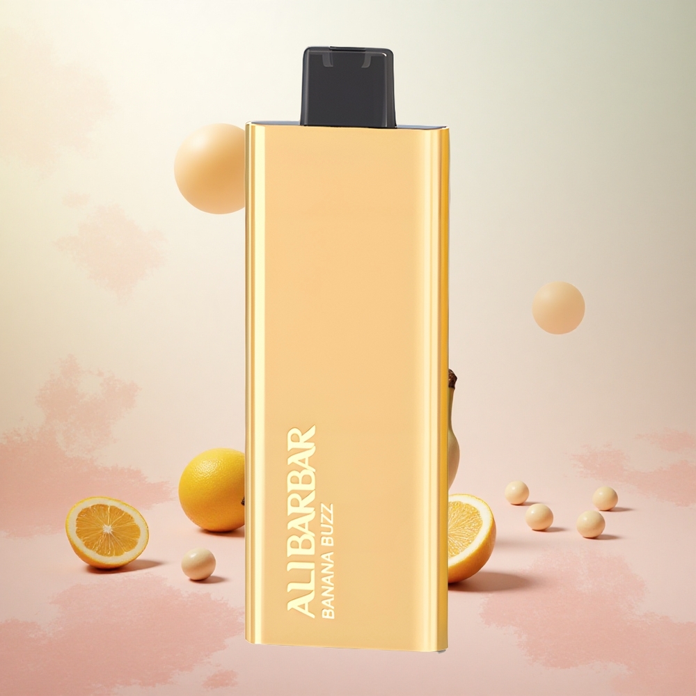 Banana Bančnost Alibarbar Pandora 7000 Puffs Slovenija vape 17 ml