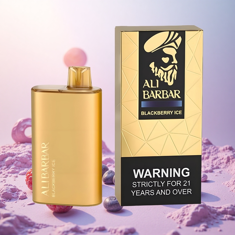 Jagoda Led Alibarbar Rich 8000 Puffs Slovenija vape 20ml E-tekočina