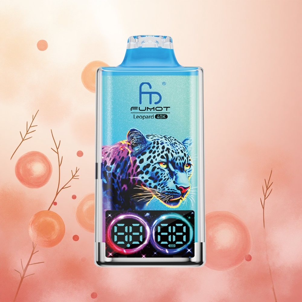 Breskeva Jagoda Fumot Leopard 40K Puffs Slovenija vape Dual Mesh 700mAh