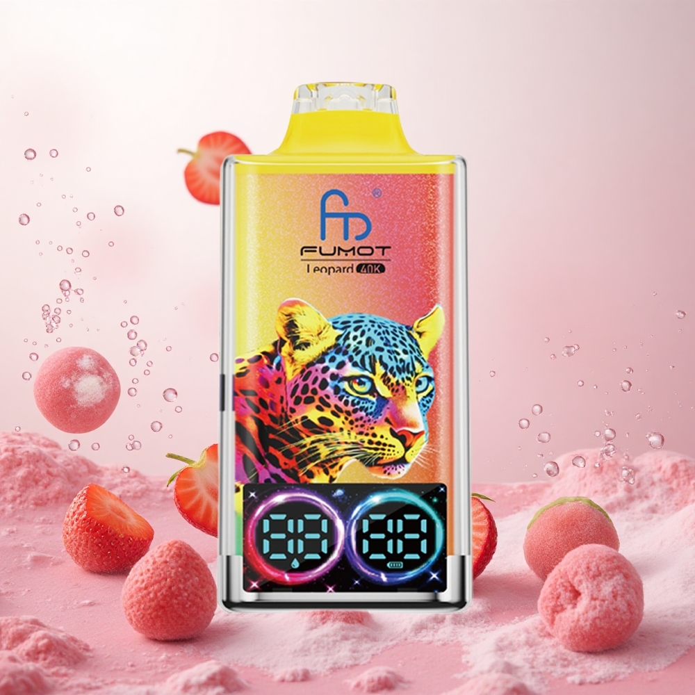 Jagoda Led Fumot Leopard 40K Puffs Slovenija vape Dual Mesh 700mAh