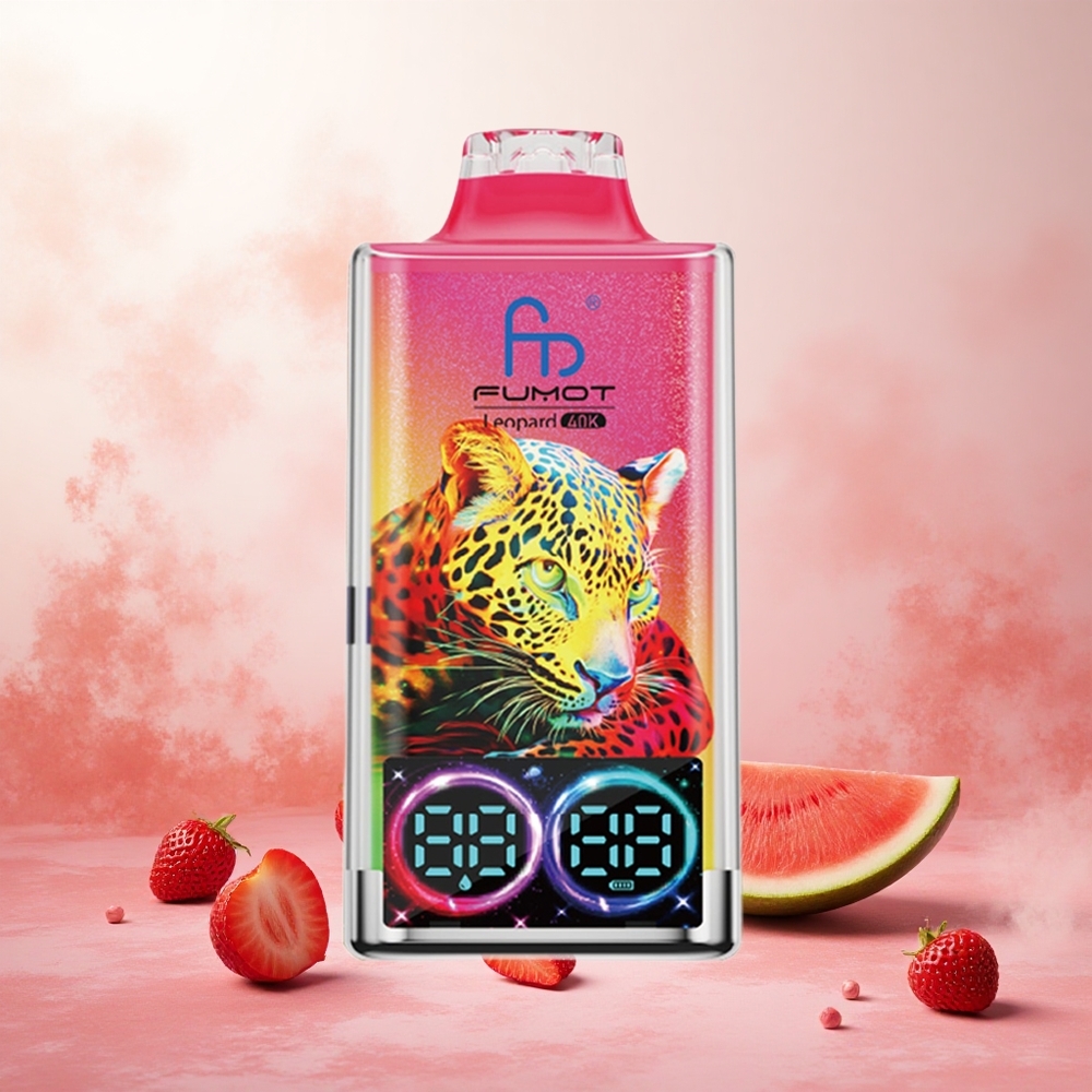 Jagoda Lubenica Fumot Leopard 40K Puffs Slovenija vape 700mAh Dual Mesh