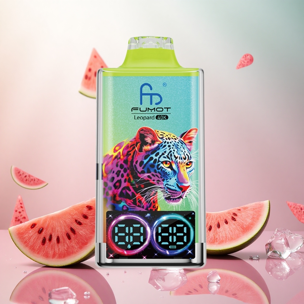 Lubenica Led Fumot Leopard 40K Puffs Slovenija vape 700mAh Dual Mesh