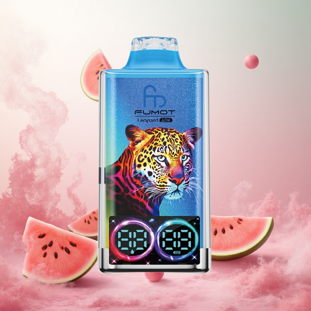 Lubenica žvečilni gumi Fumot Leopard 40K Puffs Slovenija vape Dual Mesh