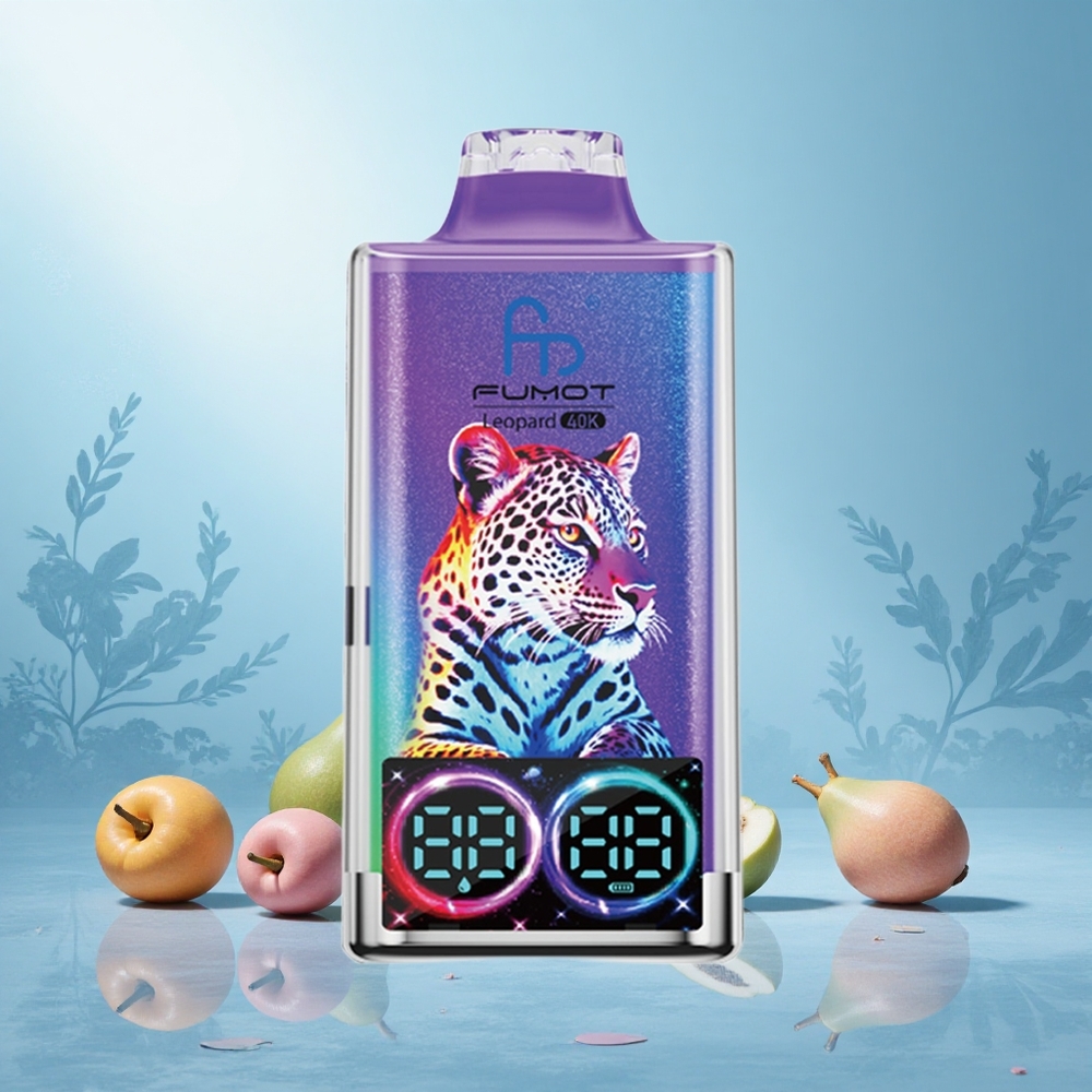 Modri Fumot Leopard 40K Puffs Slovenija vape z 700mAh baterijo in Type-C polnjenjem