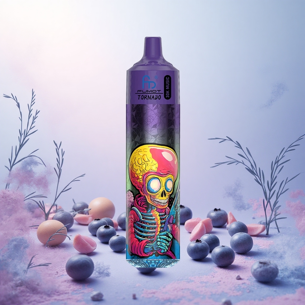 Borovnica-Bršljin Fumot RandM Tornado 30000 Puffs Slovenija vape 30mL LED