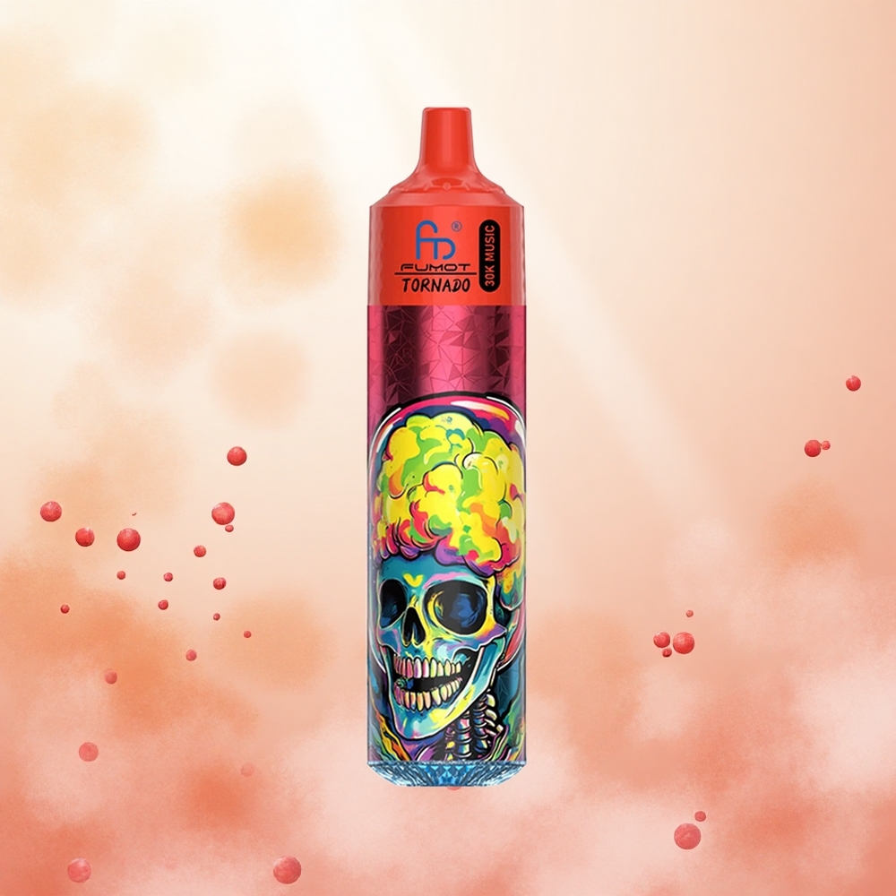 Breskve in Jagode Fumot RandM Tornado 30000 Puffs Slovenija vape 30mL LED