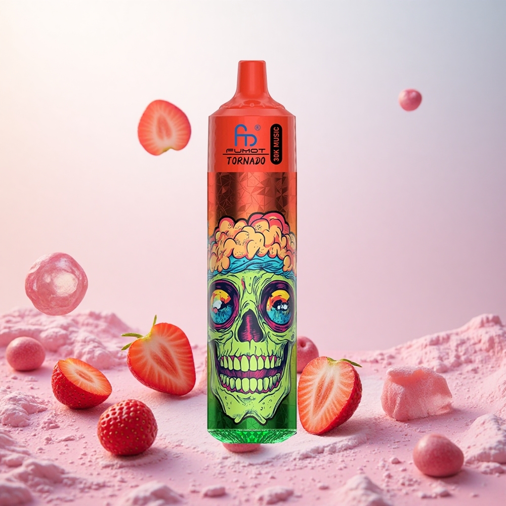 Jagoda Berry Ice Fumot RandM Tornado 30000 ponovitev Slovenija vape 30mL LED
