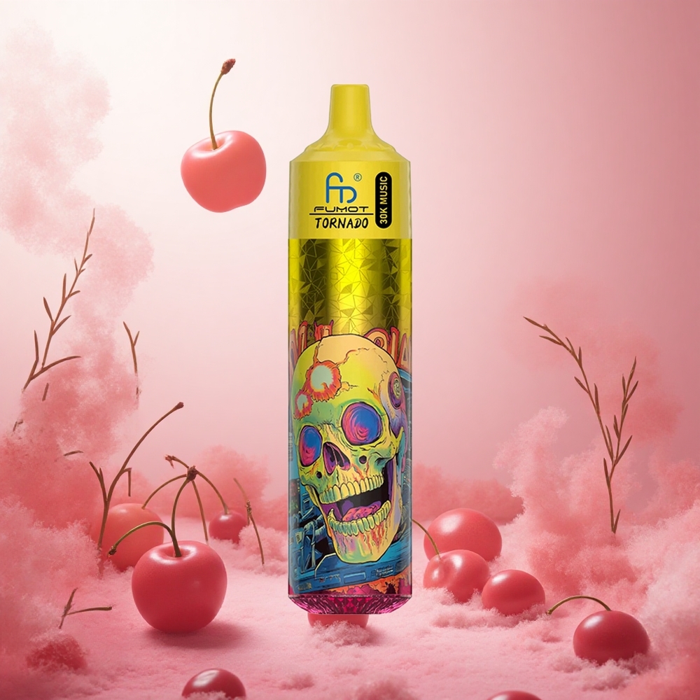 Češnja Kola Fumot RandM Tornado 30000 Puffs 30mL Slovenija vape LED zaslon