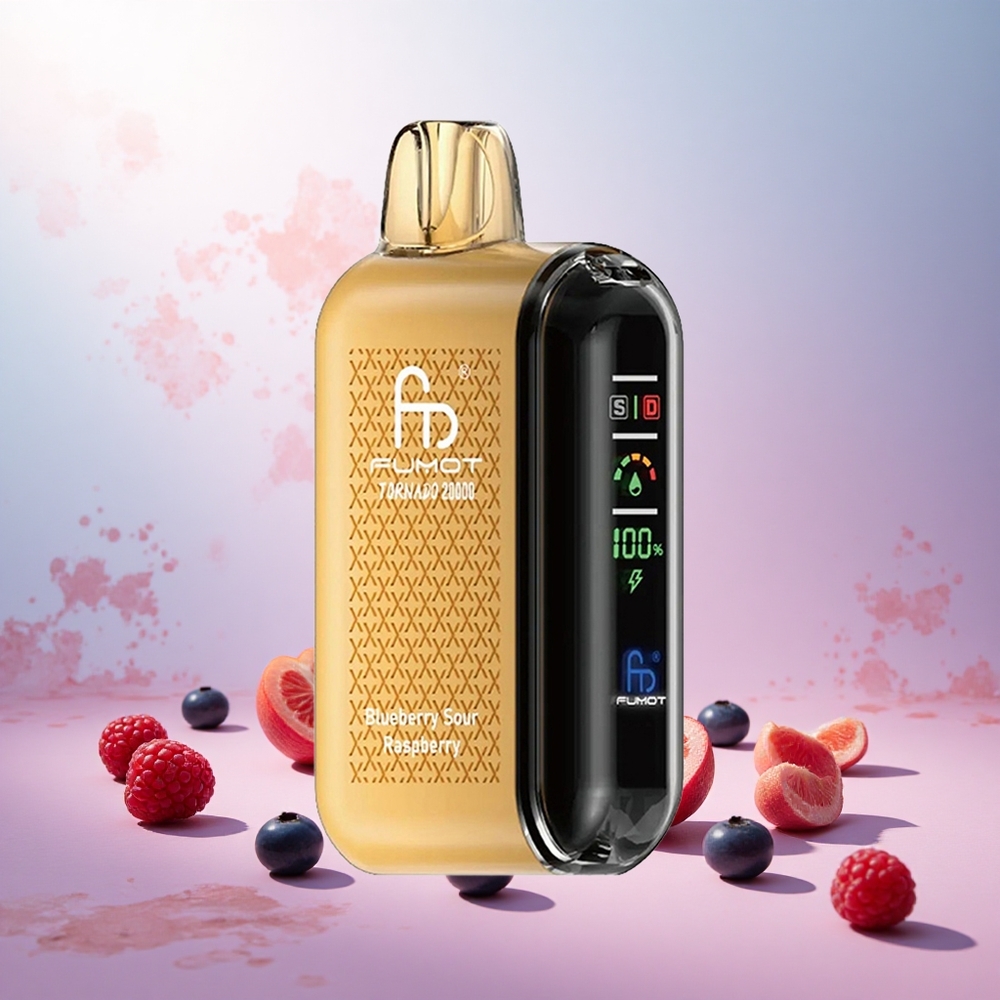 Boržnica-Kisla Malina Fumot Tornado 20000 Puffs Slovenija vape Dual Mesh Coil