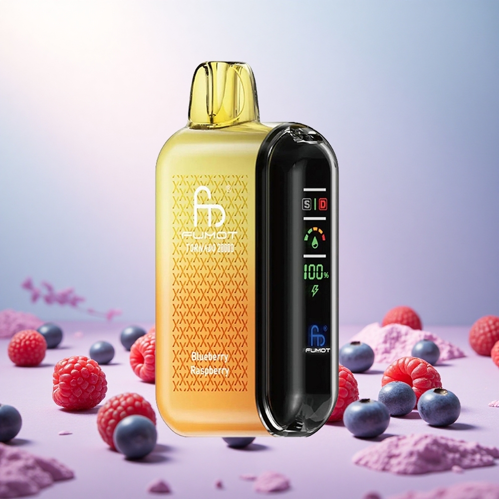 Boržnica Malina Fumot Tornado 20000 Puffs Slovenija vape Dual Mesh Coil