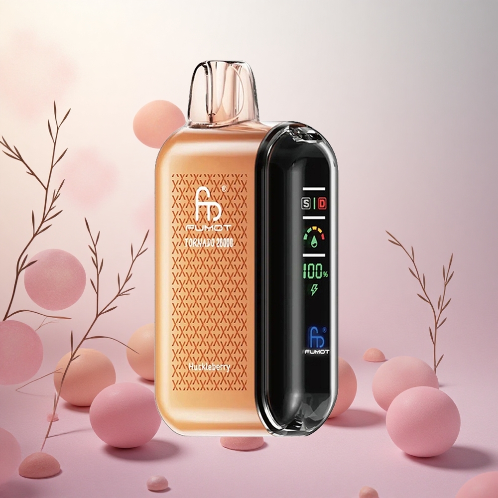 Huckleberry (borovnica) Fumot Tornado 20000 Puffs Slovenija vape Dual Mesh Coil