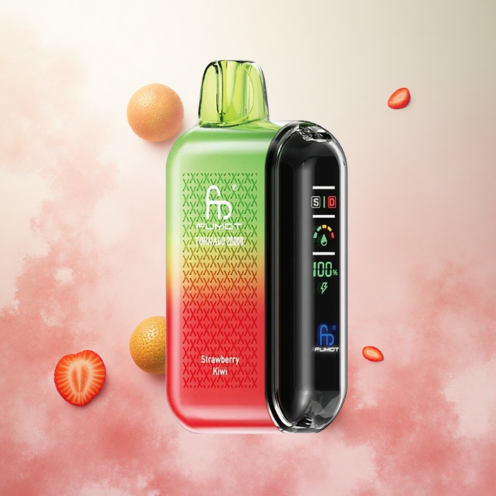 Jagoda Kivi Fumot Tornado 20000 Potegov Slovenija vape Dual Mesh Coil