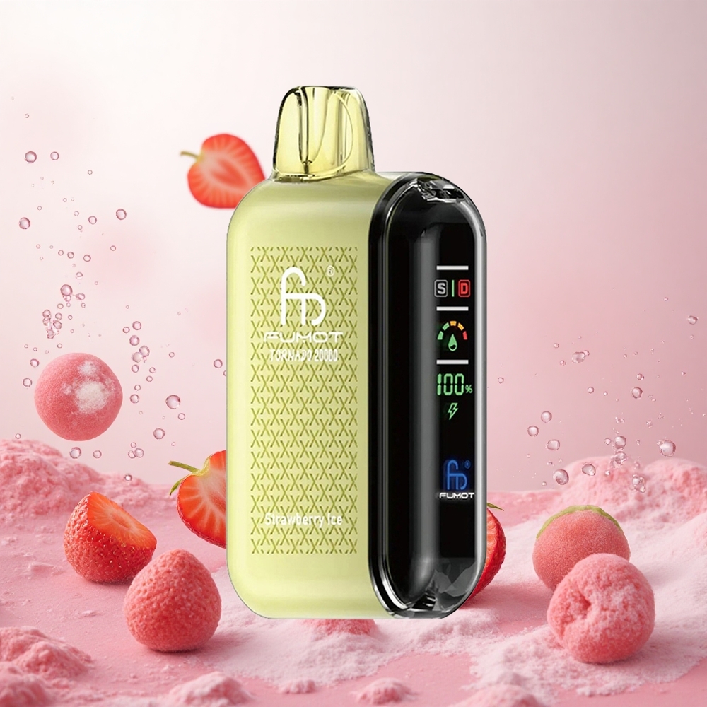 Jagoda Led Fumot Tornado 20000 Puffs Dual Mesh Coil Slovenija vape