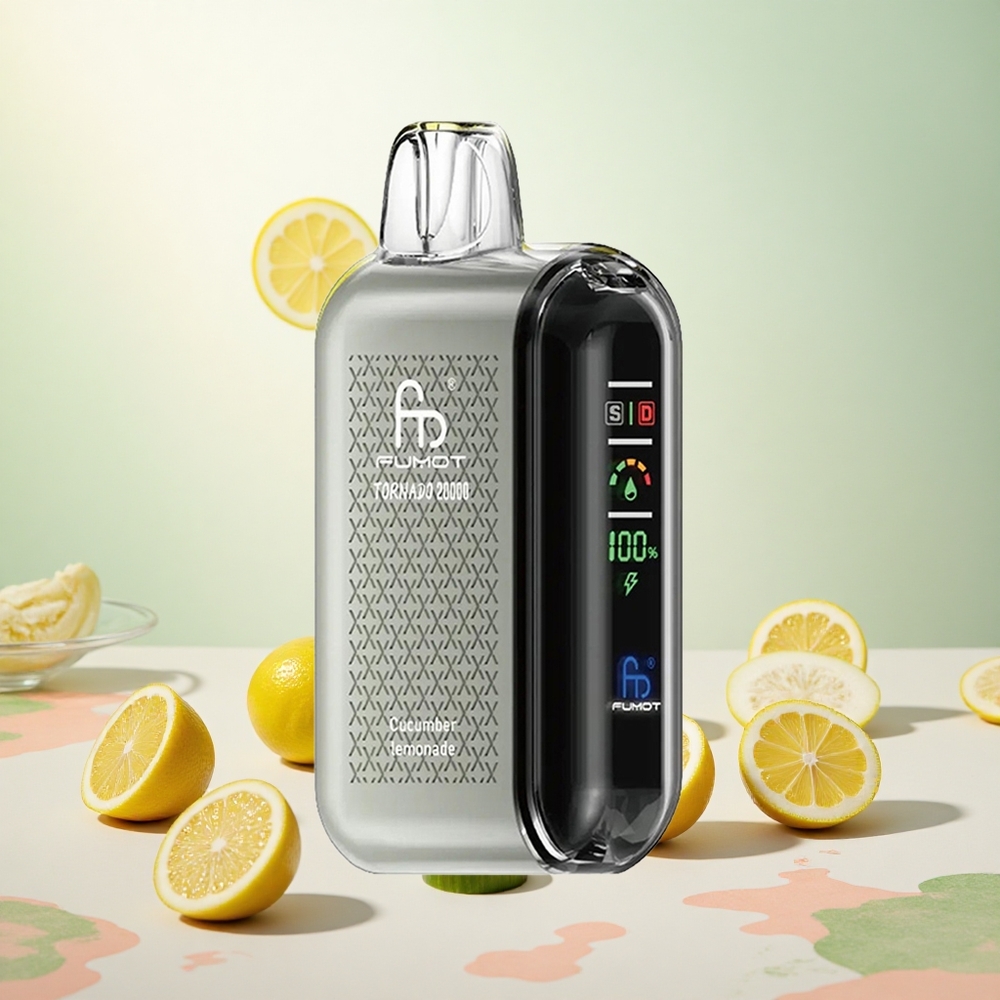 Kumarca Limonada Fumot Tornado 20000 Puffs Slovenija vape Dual Mesh Coil