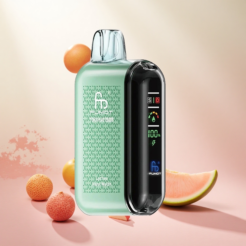 Liči Hami Melona Fumot Tornado 20000 Puffs Dual Mesh Coil Slovenija vape