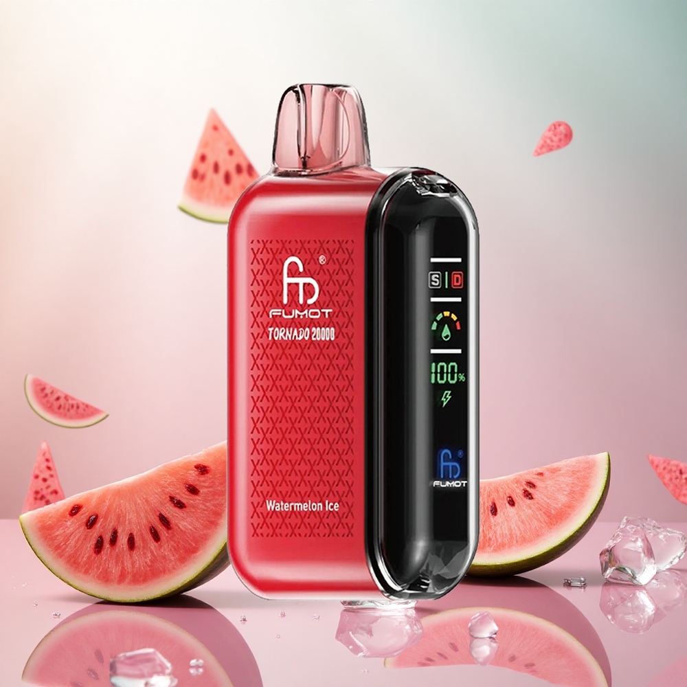 Lubenica led Fumot Tornado 20000 Puffs Slovenija vape Dvojni Mesh Coil