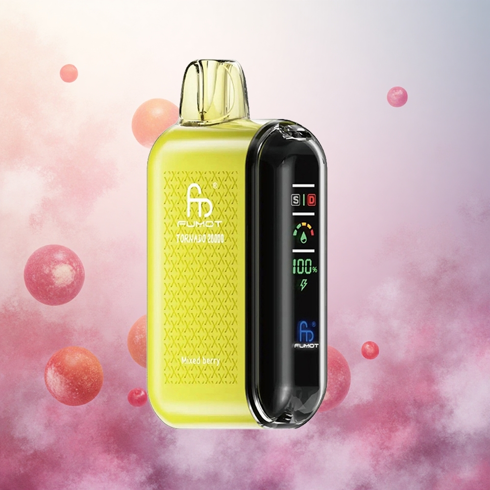 Mešane jagode Fumot Tornado 20000 povžev Slovenija vape Dual Mesh Coil
