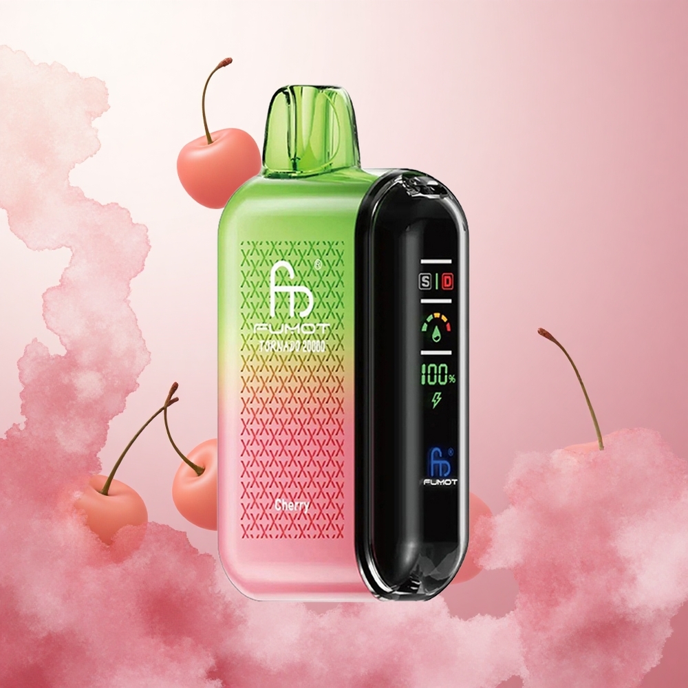 Češnjeva Fumot Tornado 20000 Puffs Dual Mesh Coil Slovenija vape