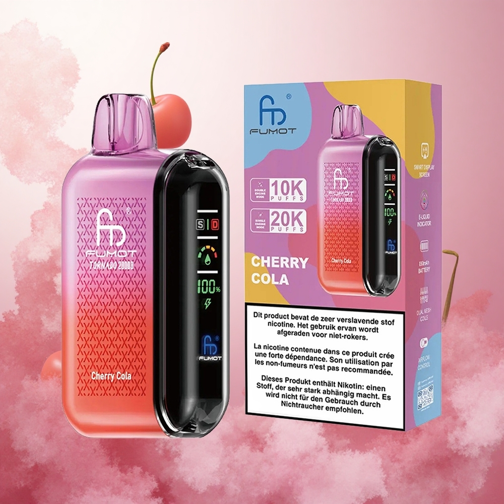 Češnjeva kola Fumot Tornado 20000 Puffs Dual Mesh Coil Slovenija vape