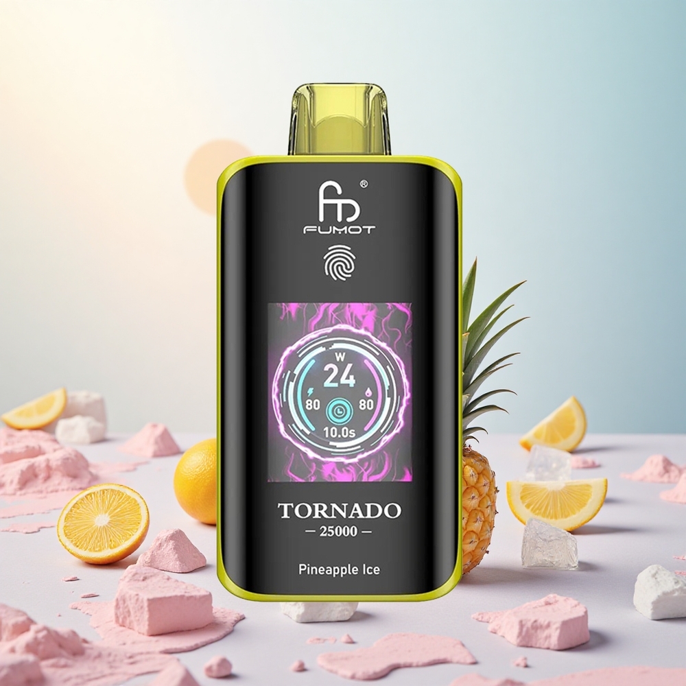Ananas led Fumot Tornado 25000 Puffs Slovenija vape 20ml prednapolnjen