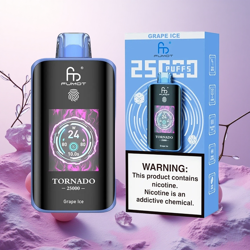 Grozdni led Fumot Tornado 25000 Puffs 20ml Prednapolnjeni e-tekočina Slovenija vape