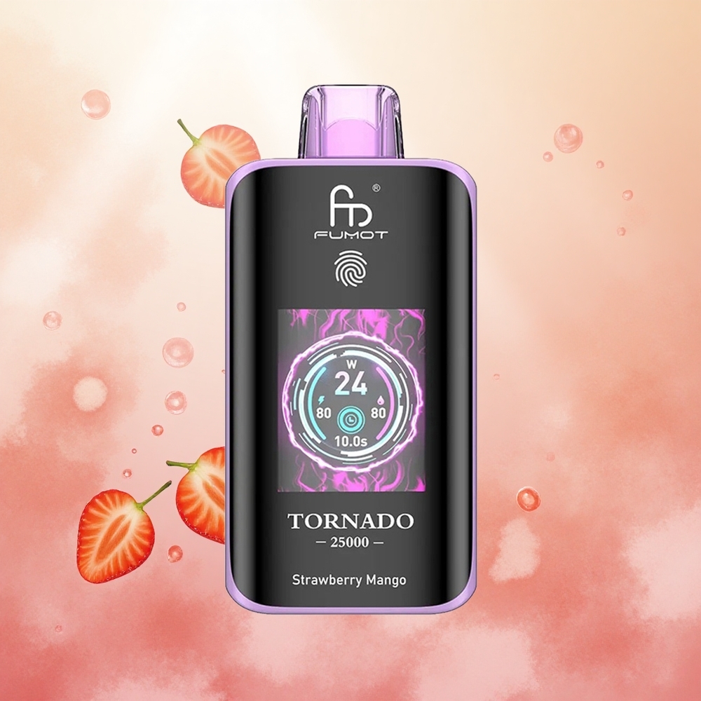 Jagoda Mango Fumot Tornado 25000 Puffs Slovenija vape 20ml Polnjenje