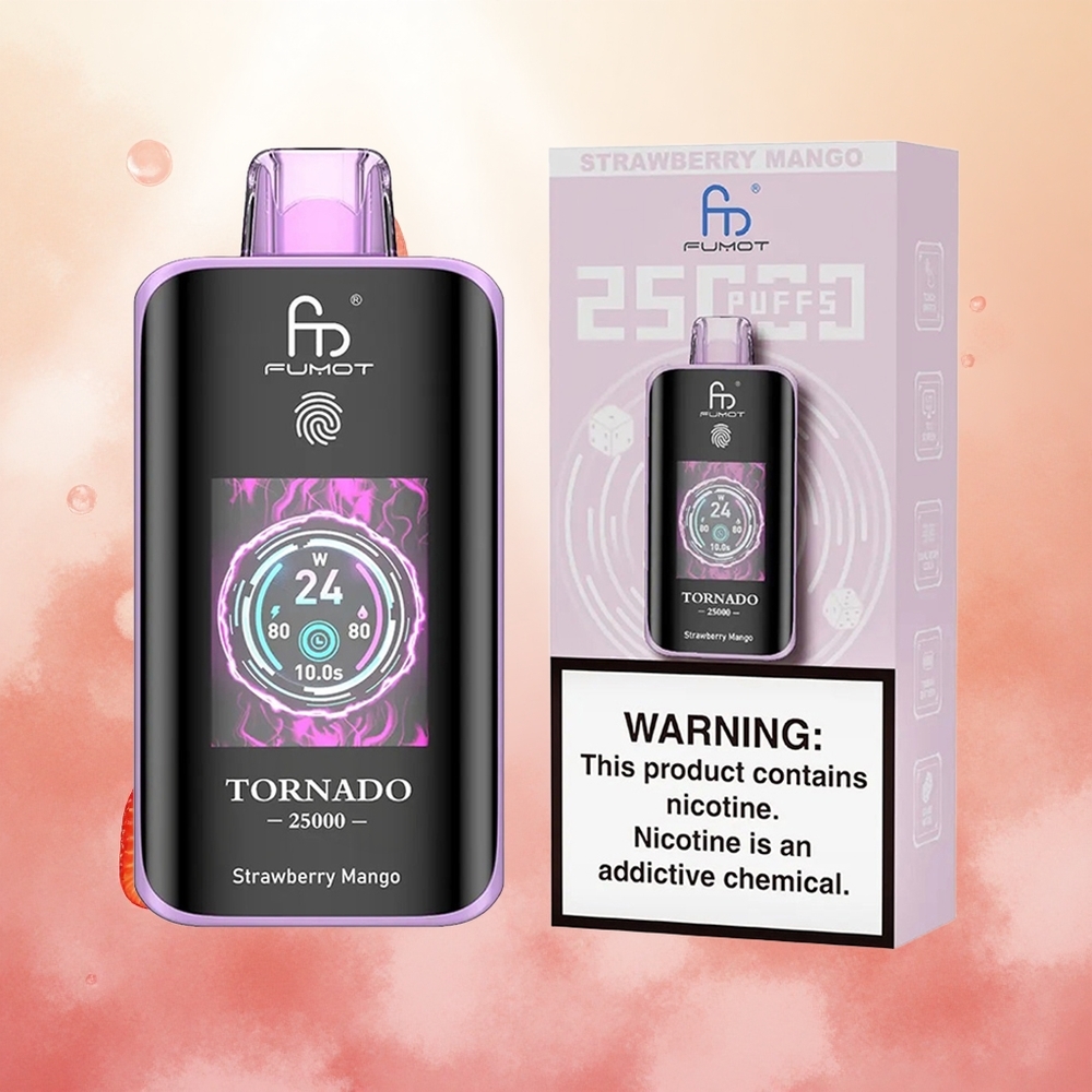 Jagoda Mango Fumot Tornado 25000 Puffs Slovenija vape 20ml Polnjenje