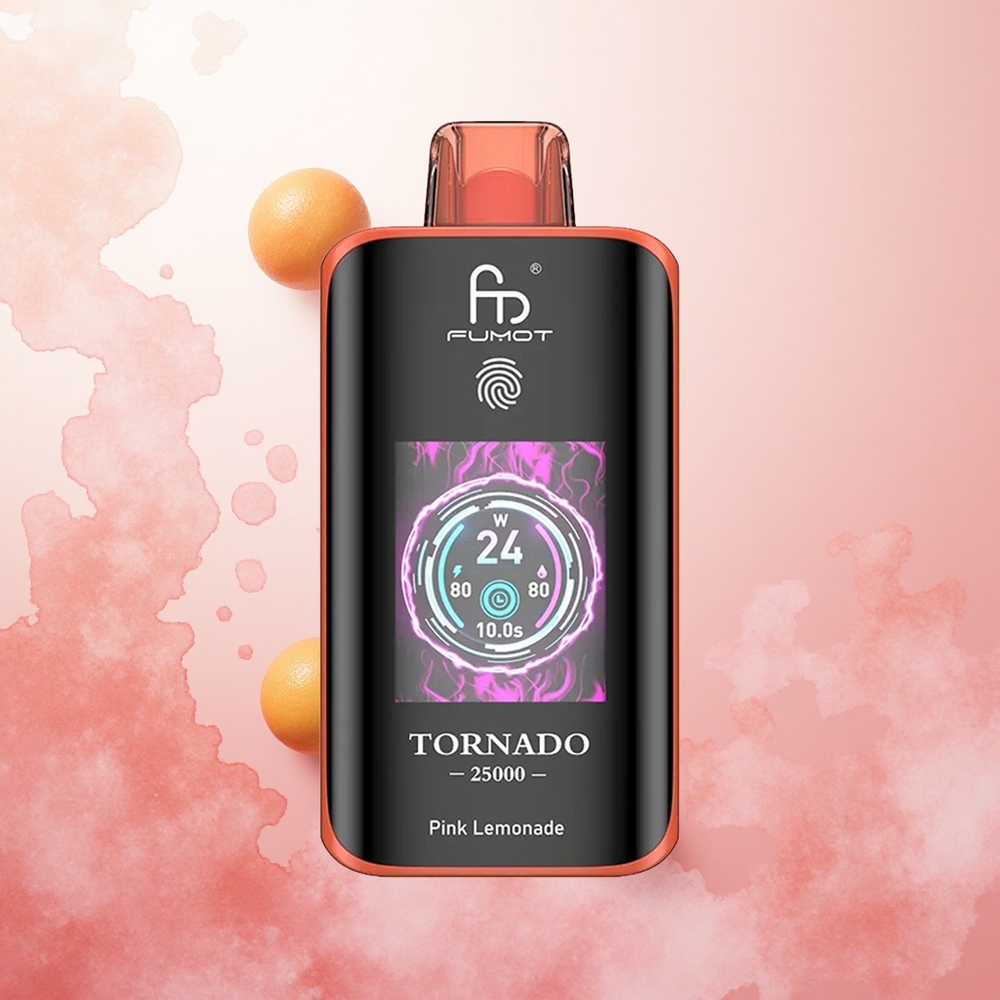 Roza limonada Fumot Tornado 25000 Puffs Slovenija vape z 20ml e-tekočino