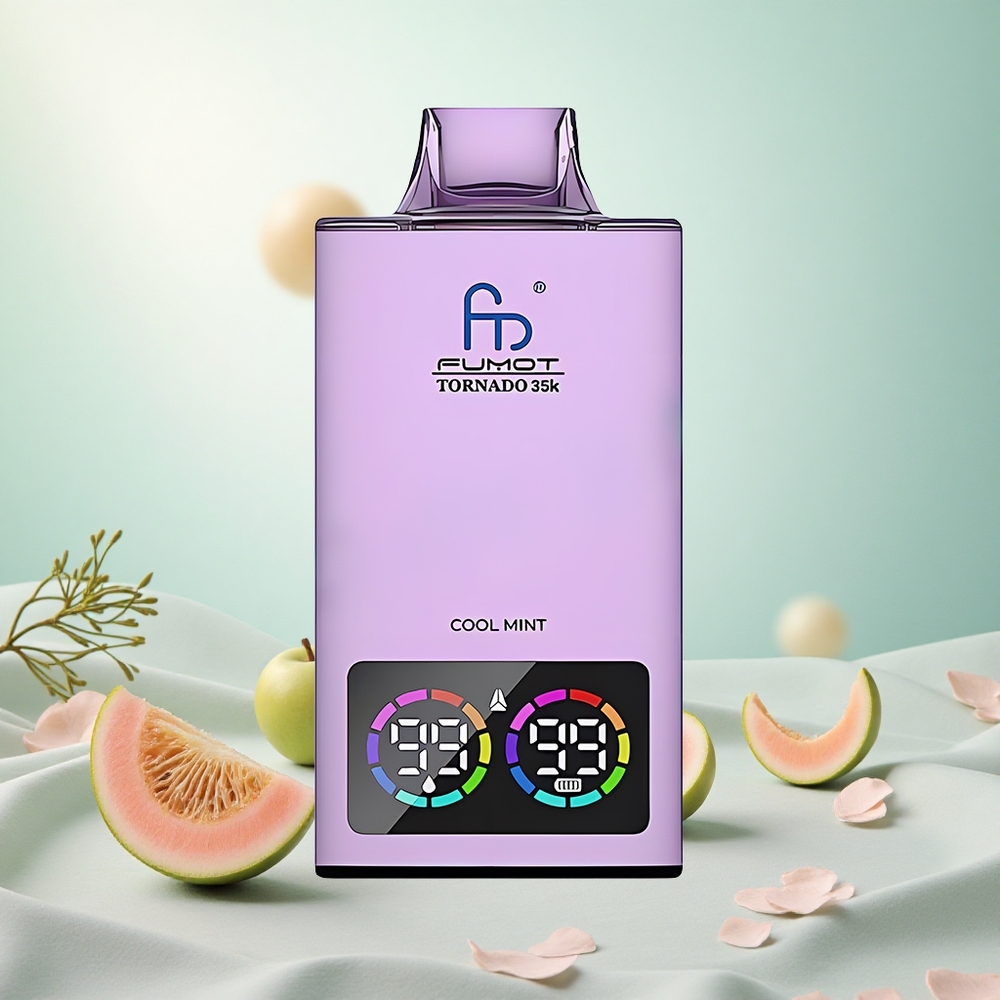 Hladna Meta Fumot Tornado 35K 35000 Puffs Slovenija vape Dvojna Mrežna Tuljava