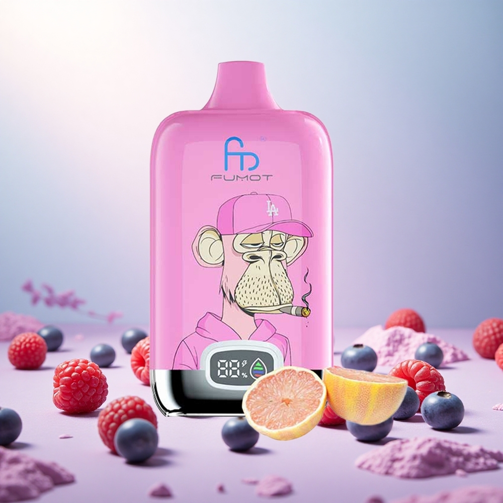 Borovnica Malina Fumot Tornado Digital Box 12000 Puffs Slovenija vape 20ml E-Liquid MTL