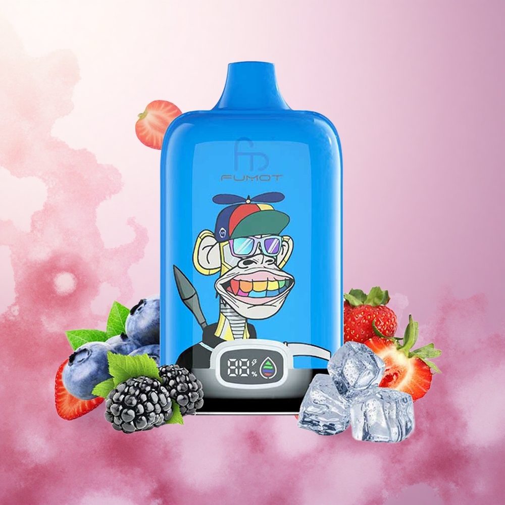 Jagoda Grozdje Fumot Tornado Digital Box 12000 Puffs Slovenija vape 20ml E-tekočina