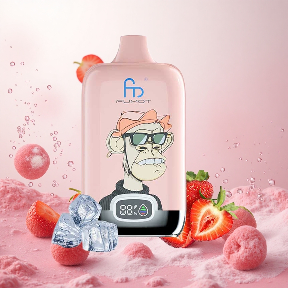 Jagoda Led Fumot Tornado Digital Box 12000 Puffs Slovenija vape 20ml E-Liquid